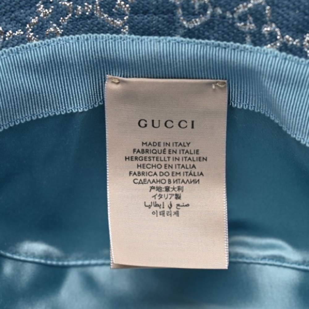 GG canvas bucket hat. Style: 576371 4HAC3 4264
Size: S - Picture 4 of 4